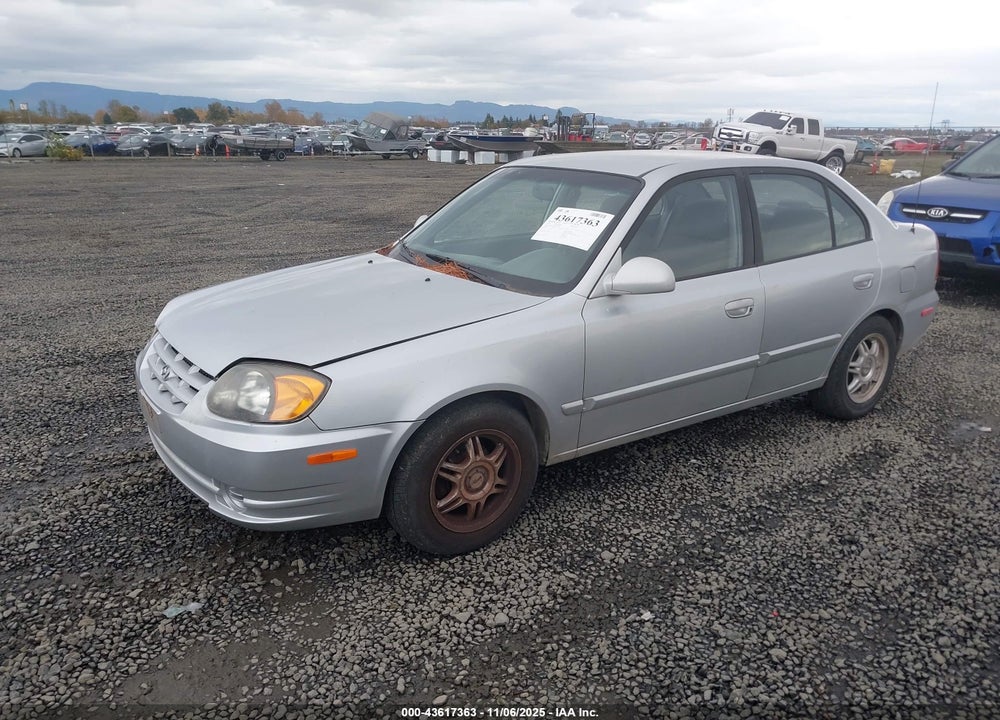 2004 HYUNDAI ACCENT GL VIN: KMHCG45C94U509243