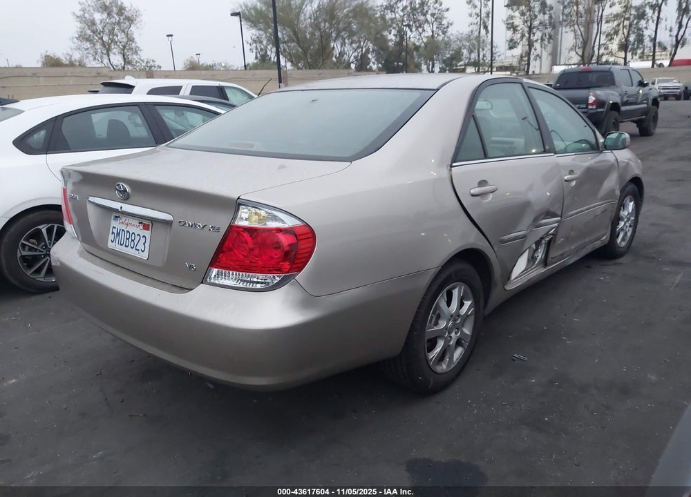 2005 TOYOTA CAMRY XLE V6 VIN: 4T1BF32K65U601089