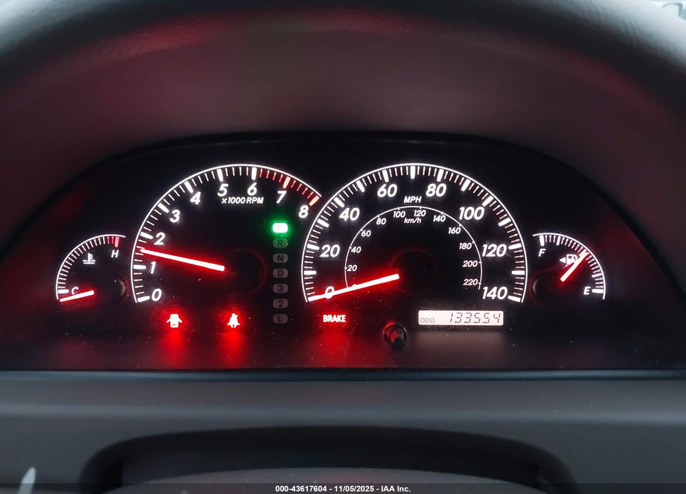 2005 TOYOTA CAMRY XLE V6 VIN: 4T1BF32K65U601089