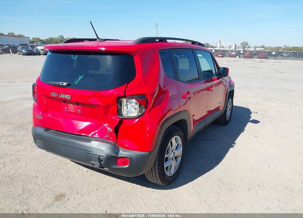 2017 JEEP RENEGADE LATITUDE FWD VIN: ZACCJABB6HPE85314