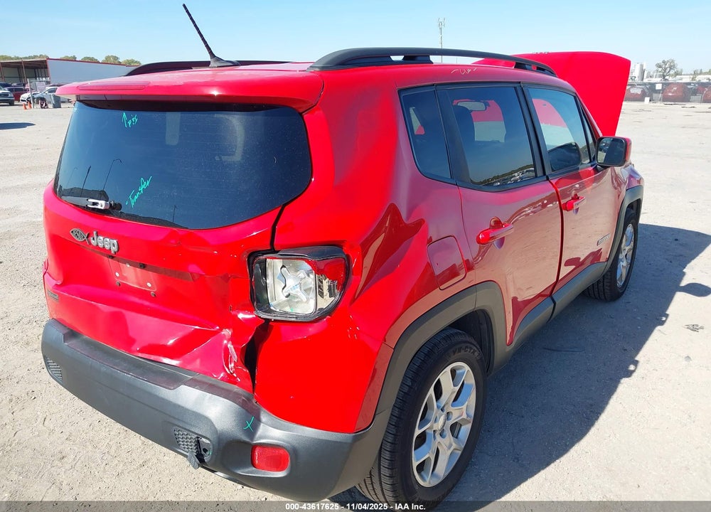 2017 JEEP RENEGADE LATITUDE FWD VIN: ZACCJABB6HPE85314