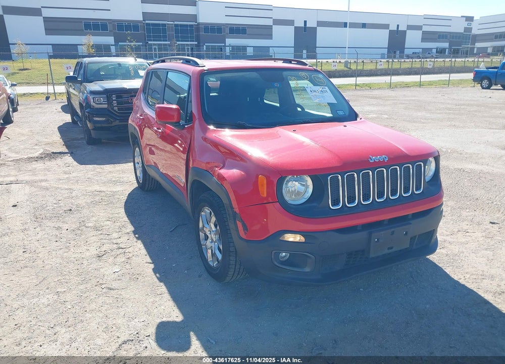 2017 JEEP RENEGADE LATITUDE FWD VIN: ZACCJABB6HPE85314