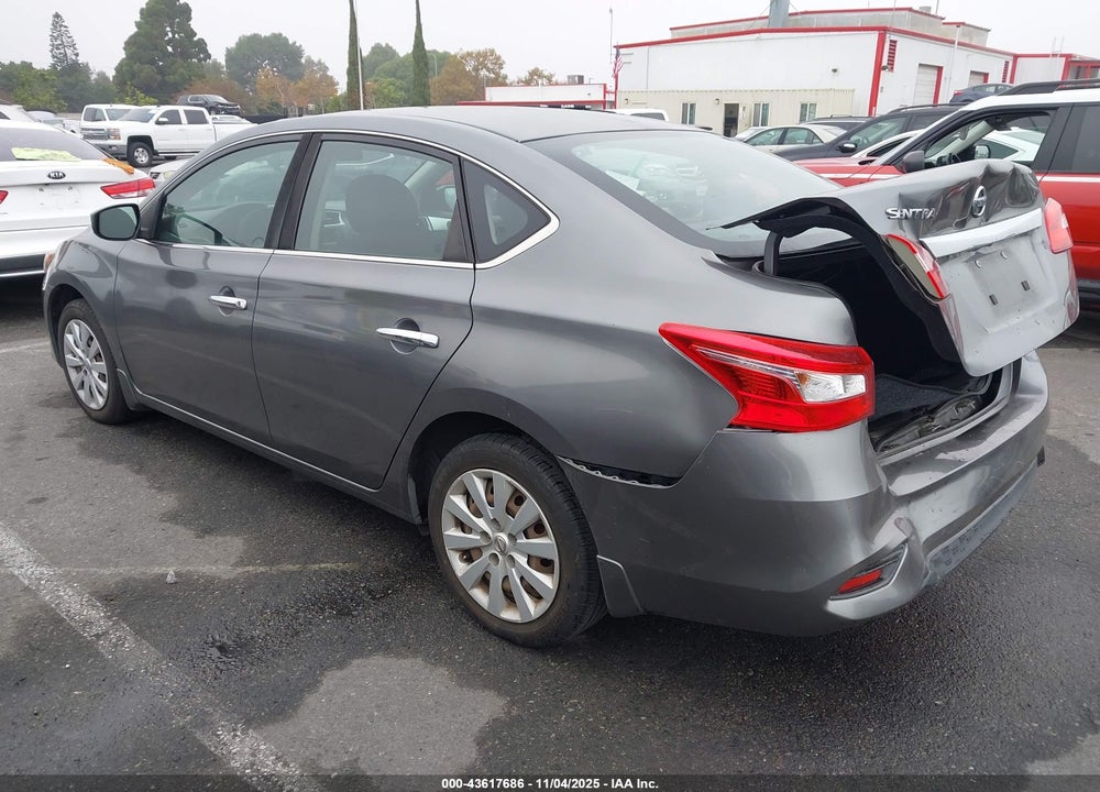 2016 NISSAN SENTRA S VIN: 3N1AB7AP8GY271720