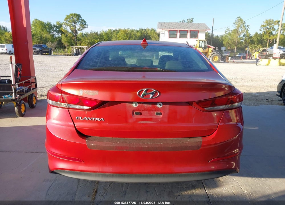 2017 HYUNDAI ELANTRA SE VIN: KMHD84LF6HU223127