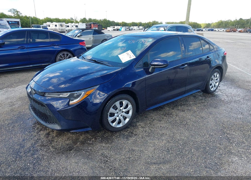 2022 TOYOTA COROLLA LE VIN: 5YFEPMAE0NP319317