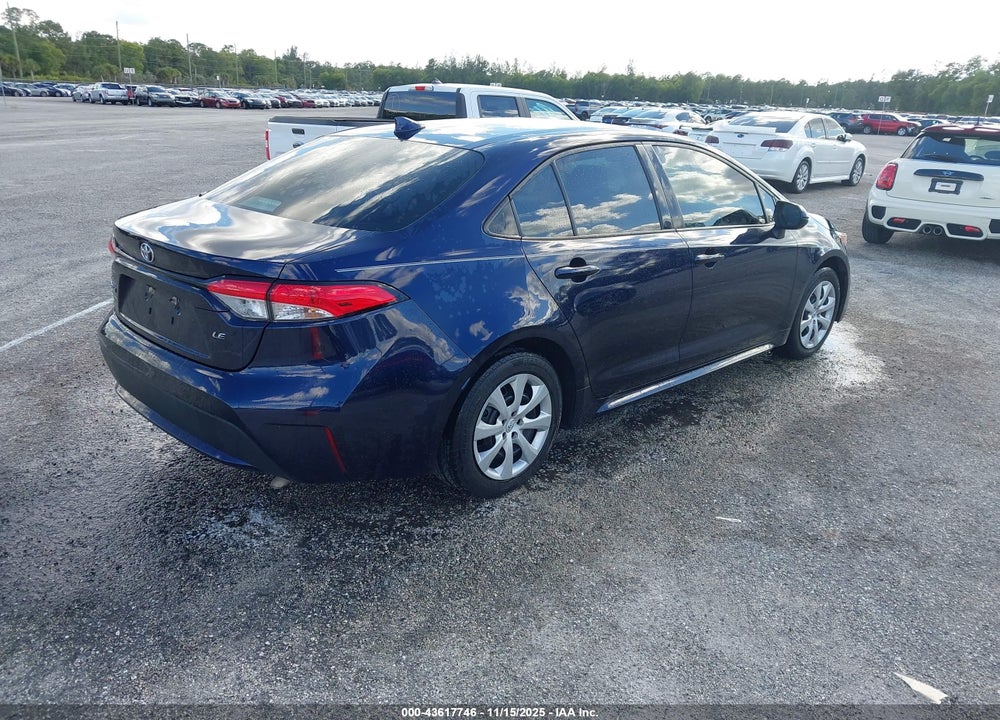 2022 TOYOTA COROLLA LE VIN: 5YFEPMAE0NP319317