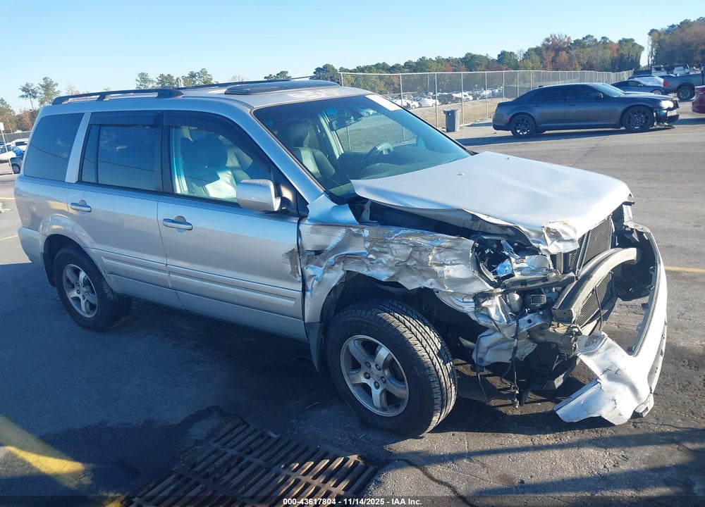 2007 HONDA PILOT EX-L VIN: 5FNYF18627B012498