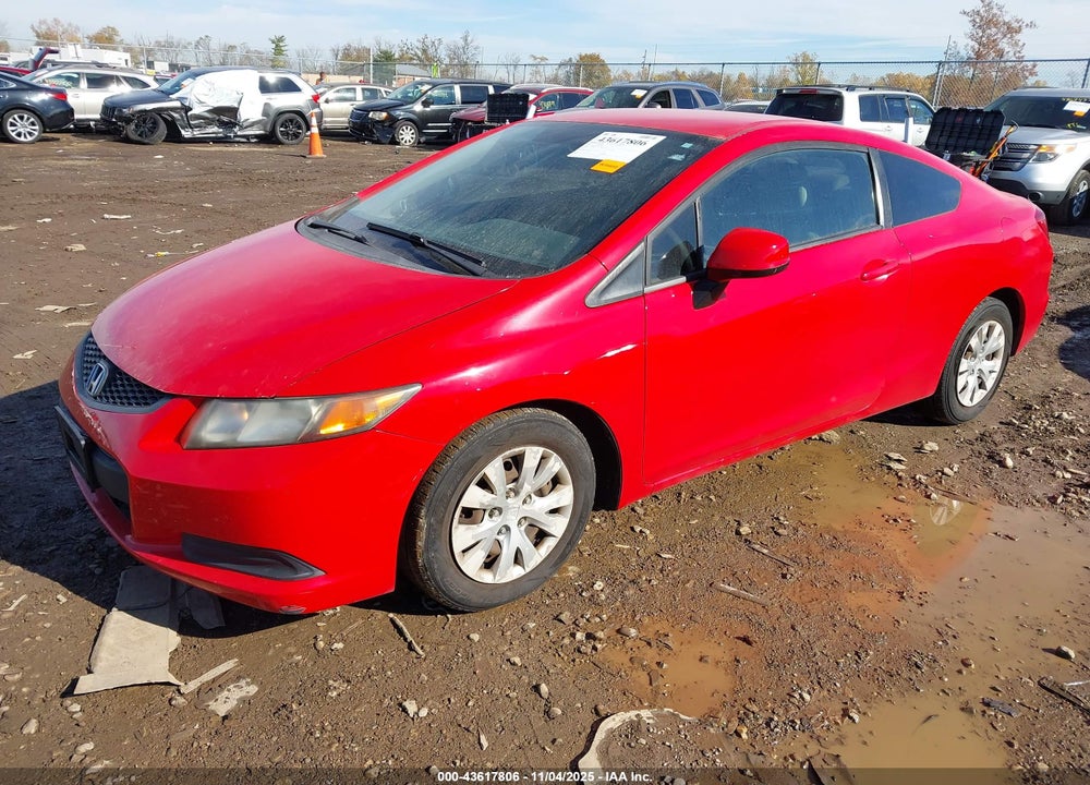 2012 HONDA CIVIC LX VIN: 2HGFG3B56CH557870