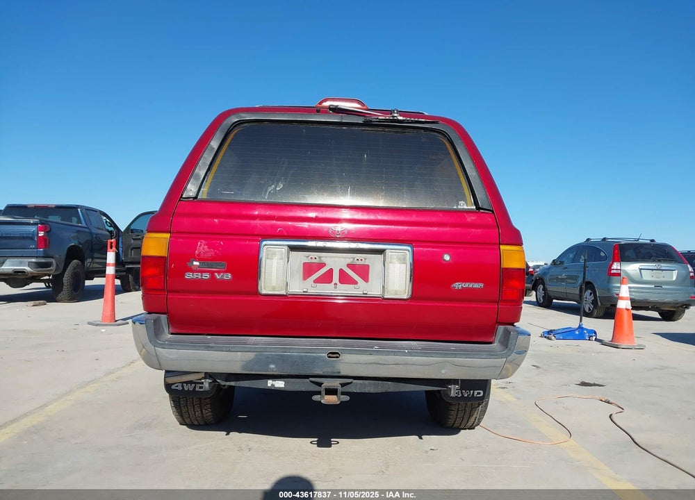 1994 TOYOTA 4RUNNER VN39 SR5 VIN: JT3VN39W0R0132936