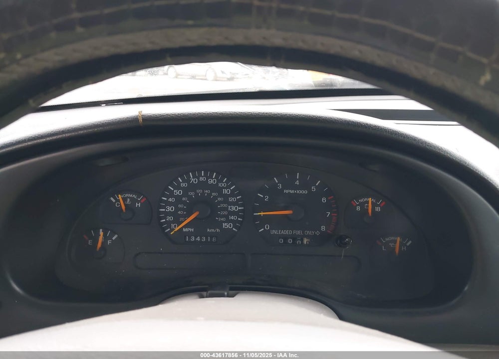 1997 FORD MUSTANG GT VIN: 1FALP42X7VF107308