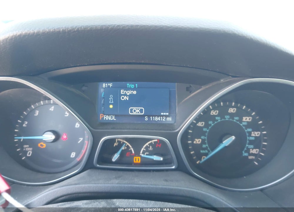2014 FORD FOCUS SE VIN: 1FADP3F27EL278042
