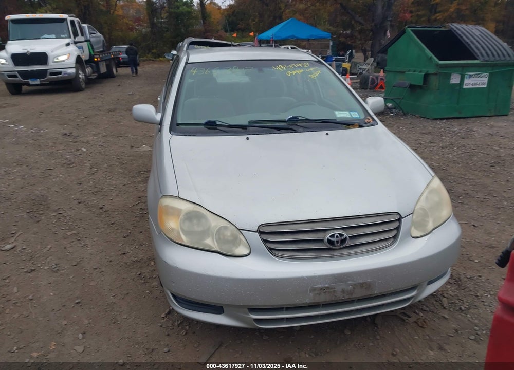 2003 TOYOTA COROLLA LE VIN: 2T1BR38EX3C094690