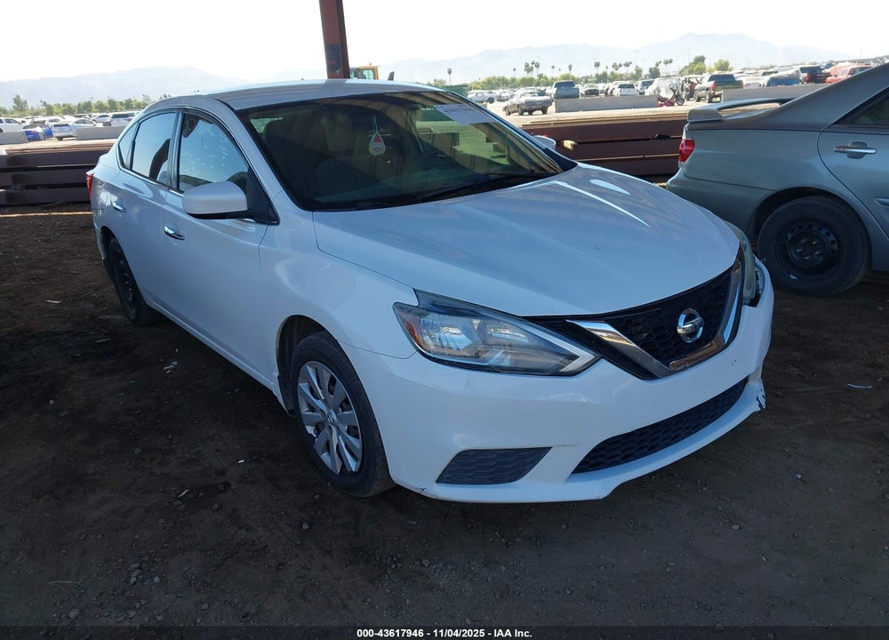 2016 NISSAN SENTRA S VIN: 3N1AB7AP1GY285054