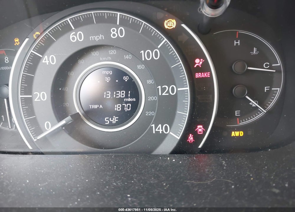 2014 HONDA CR-V LX VIN: 2HKRM4H33EH643017