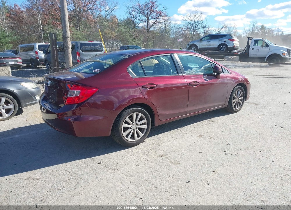 2012 HONDA CIVIC EX VIN: 19XFB2F86CE355117