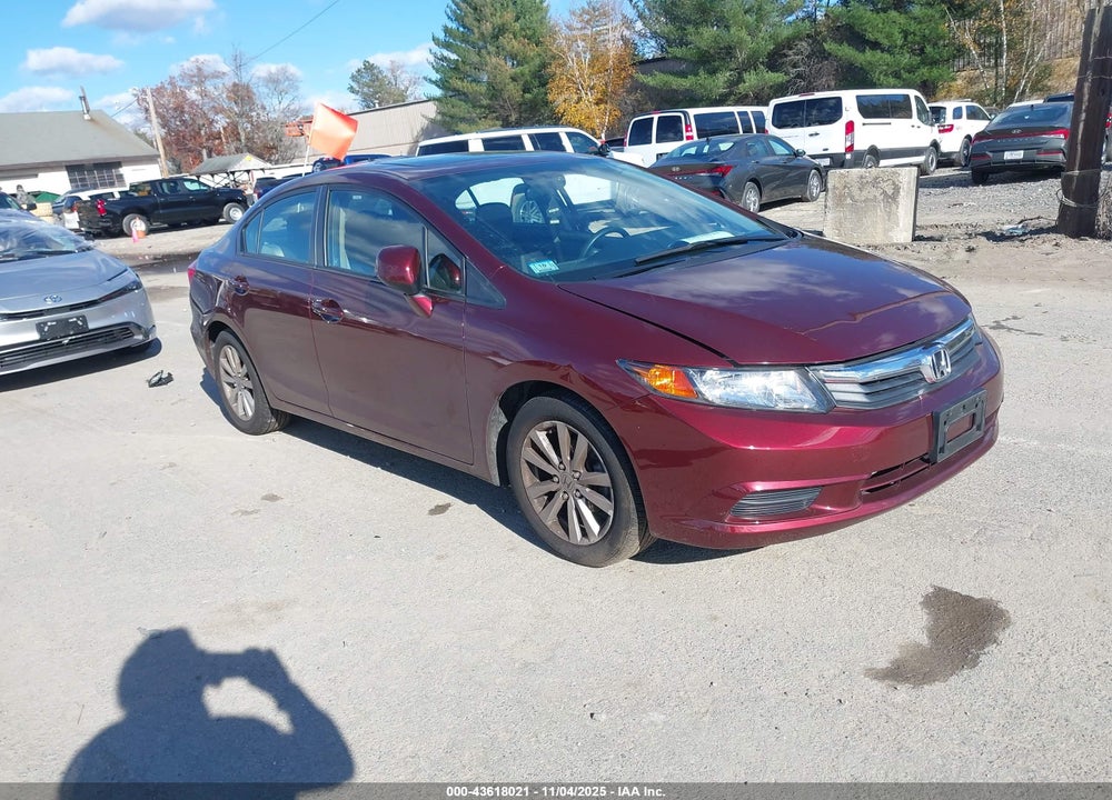 2012 HONDA CIVIC EX VIN: 19XFB2F86CE355117