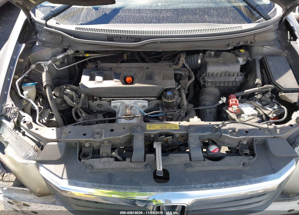 2012 HONDA CIVIC LX VIN: 19XFB2F57CE041028