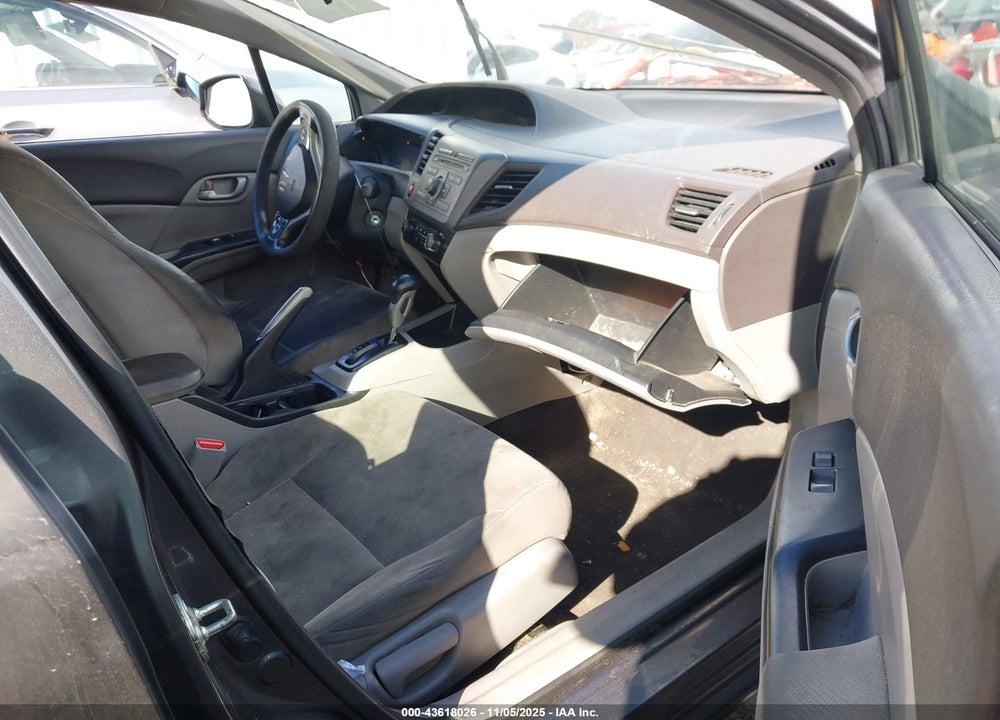 2012 HONDA CIVIC LX VIN: 19XFB2F57CE041028