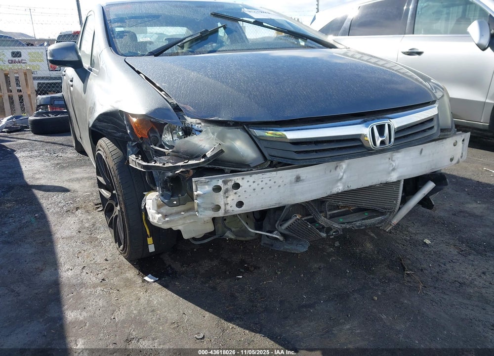 2012 HONDA CIVIC LX VIN: 19XFB2F57CE041028
