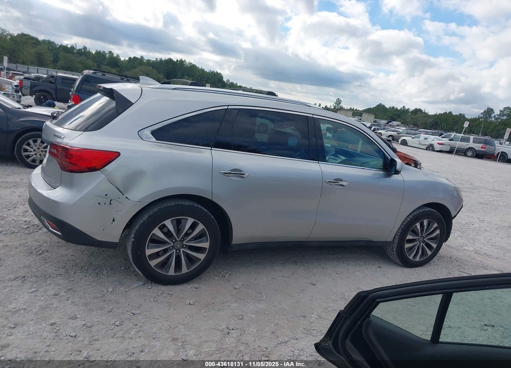 2014 ACURA MDX TECHNOLOGY PACKAGE VIN: 5FRYD3H42EB015221