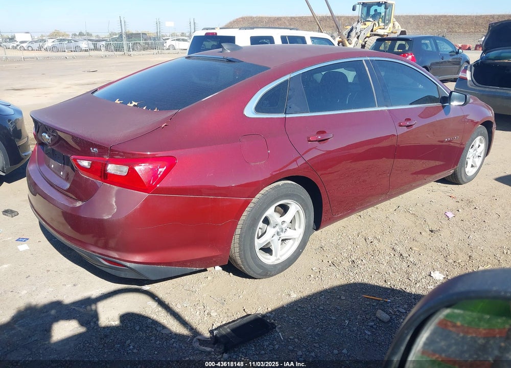 2016 CHEVROLET MALIBU LS VIN: 1G1ZB5ST4GF275280