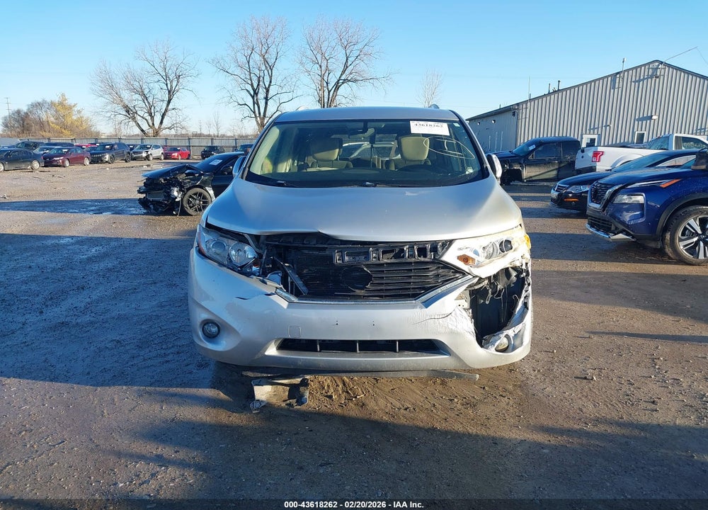 2017 NISSAN QUEST SV VIN: JN8AE2KP8H9166046