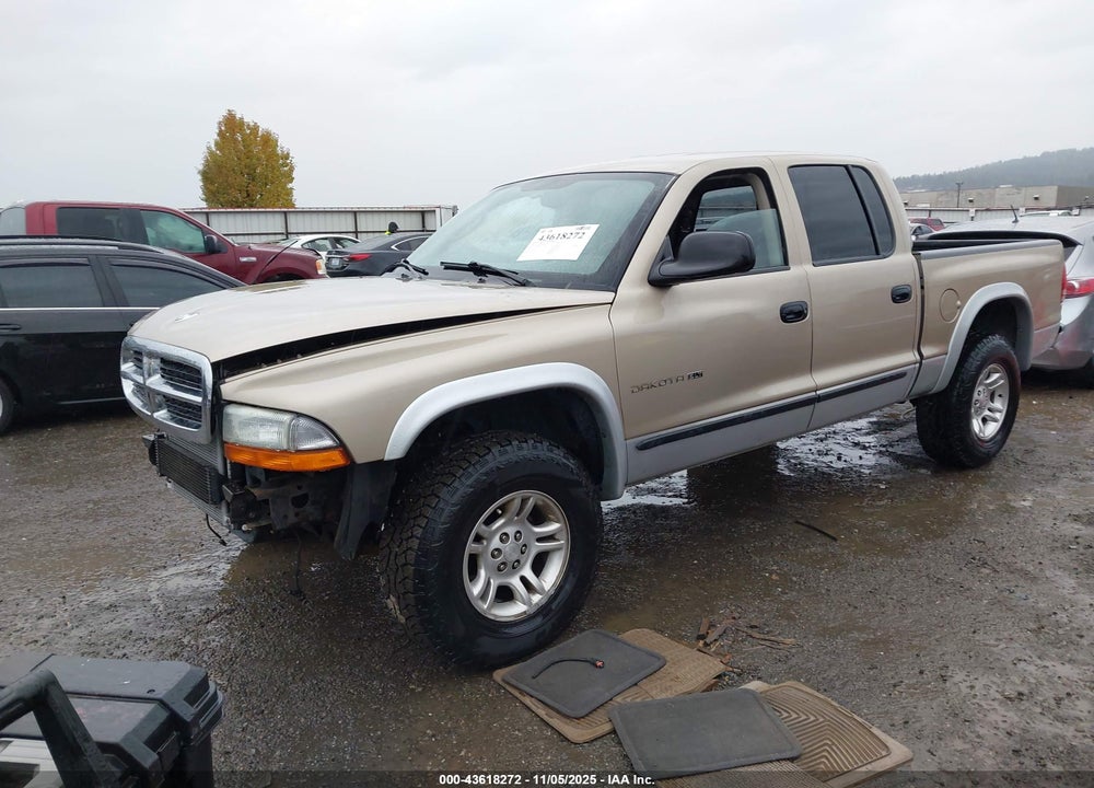 2002 DODGE DAKOTA SLT VIN: 1B7HG48N22S552578