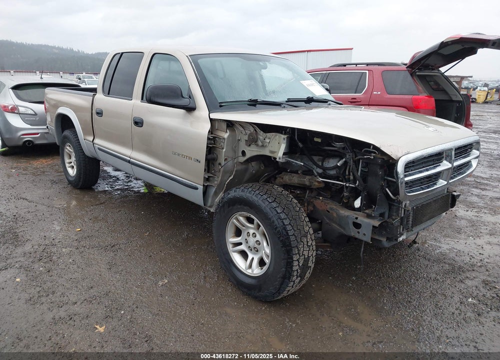 2002 DODGE DAKOTA SLT VIN: 1B7HG48N22S552578