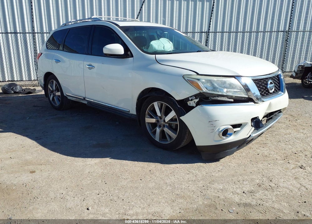 2014 NISSAN PATHFINDER PLATINUM VIN: 5N1AR2MNXEC734030