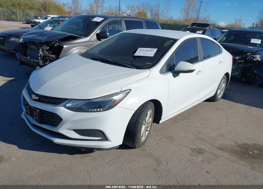 2016 CHEVROLET CRUZE VIN: 1G1BE5SM8G7296452