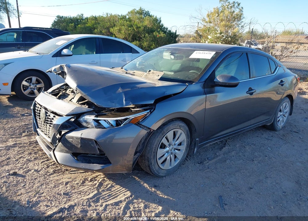 2022 NISSAN SENTRA S XTRONIC CVT VIN: 3N1AB8BV6NY221351