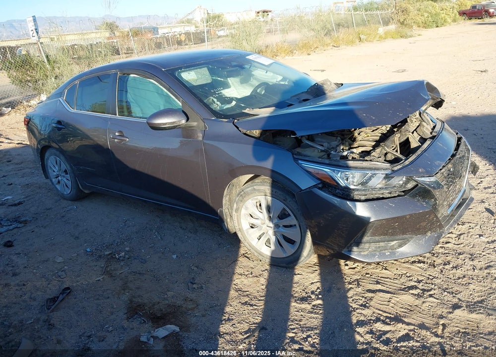 2022 NISSAN SENTRA S XTRONIC CVT VIN: 3N1AB8BV6NY221351