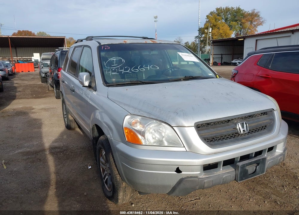 2005 HONDA PILOT EX-L VIN: 5FNYF18675B019282