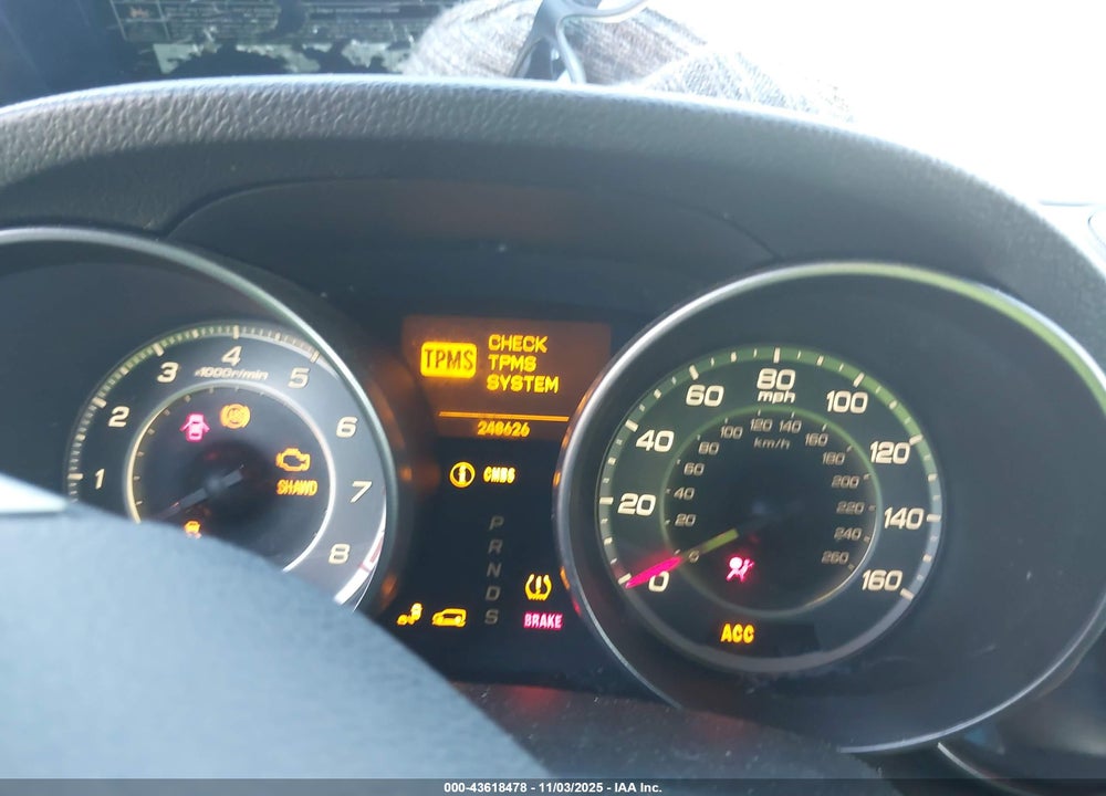 2011 ACURA MDX ADVANCE PACKAGE VIN: 2HNYD2H75BH507327