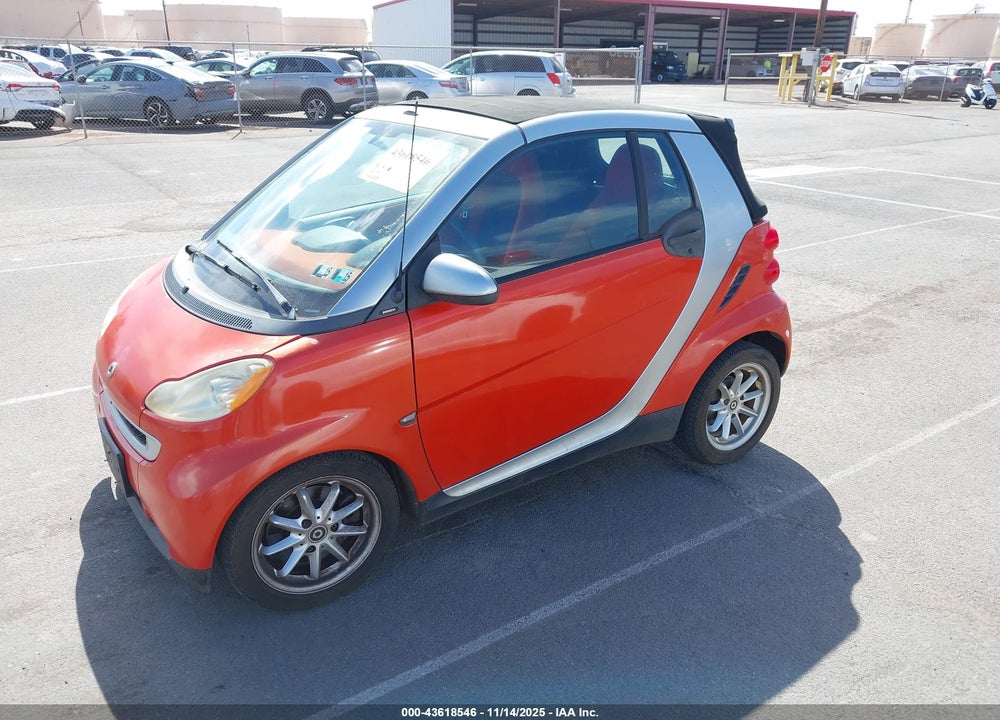 2008 SMART FORTWO PASSION VIN: WMEEK31X78K190443