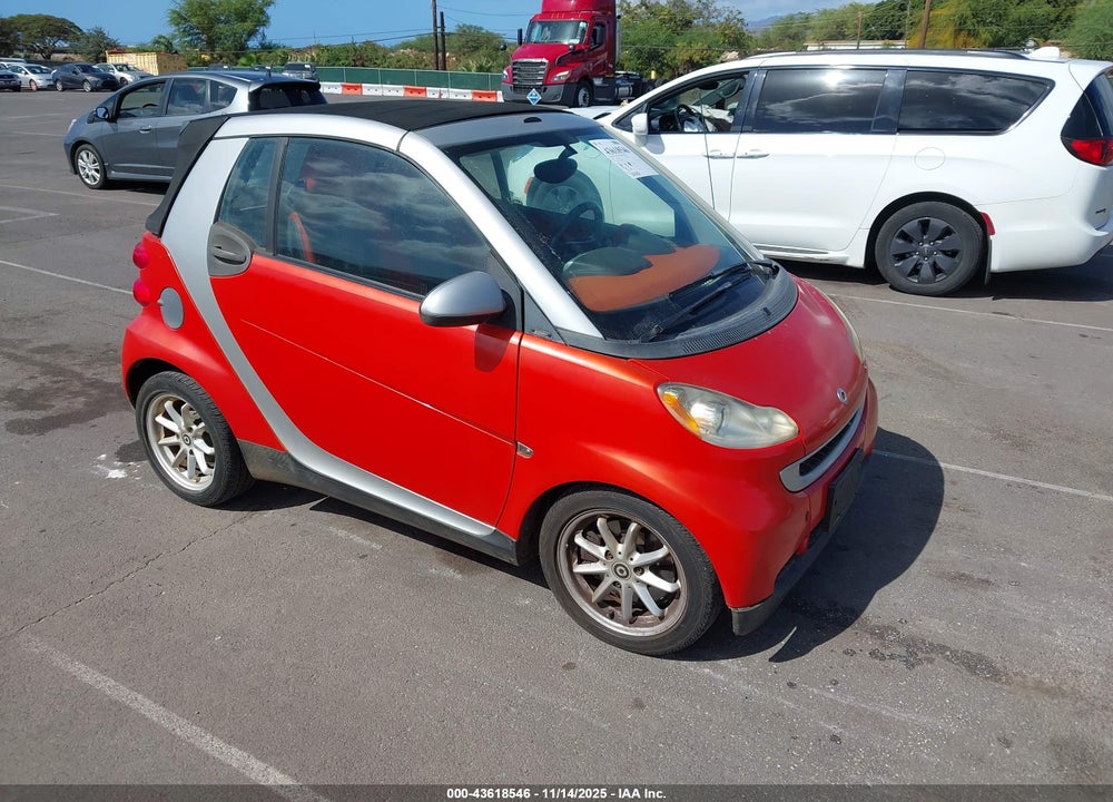 2008 SMART FORTWO PASSION VIN: WMEEK31X78K190443