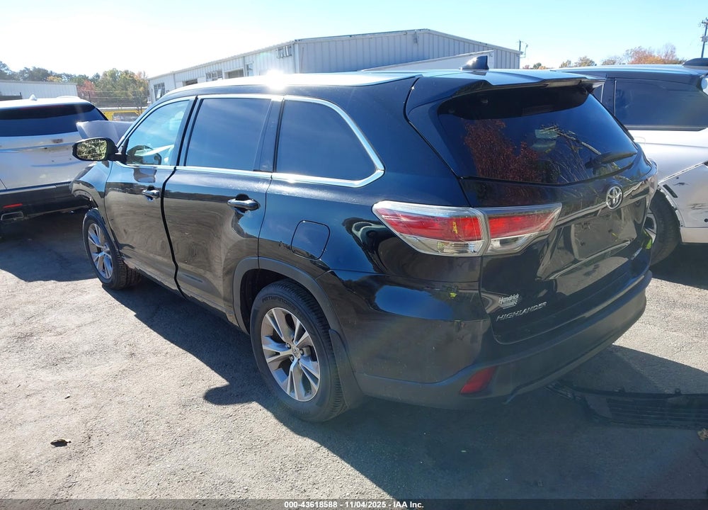 2015 TOYOTA HIGHLANDER XLE V6 VIN: 5TDJKRFH6FS207661