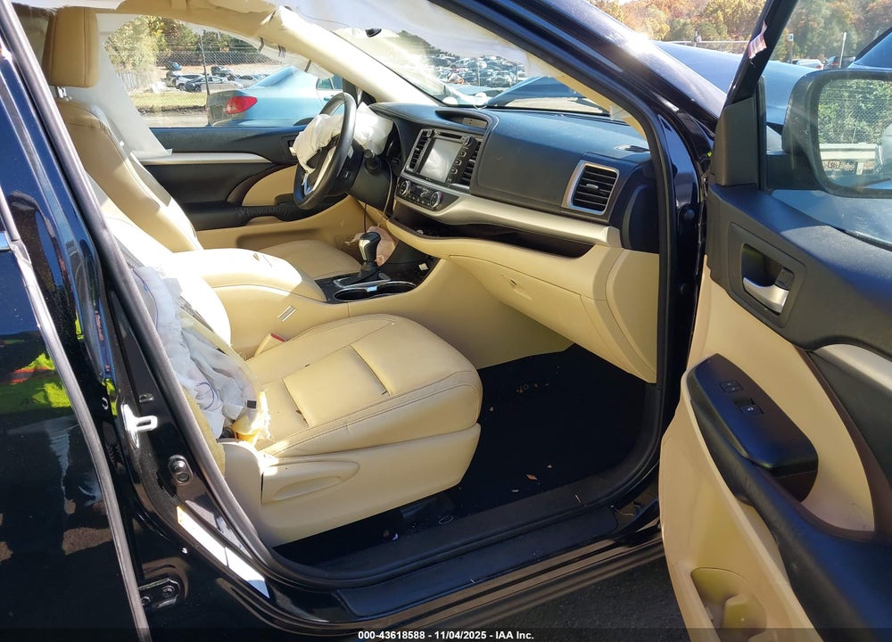 2015 TOYOTA HIGHLANDER XLE V6 VIN: 5TDJKRFH6FS207661