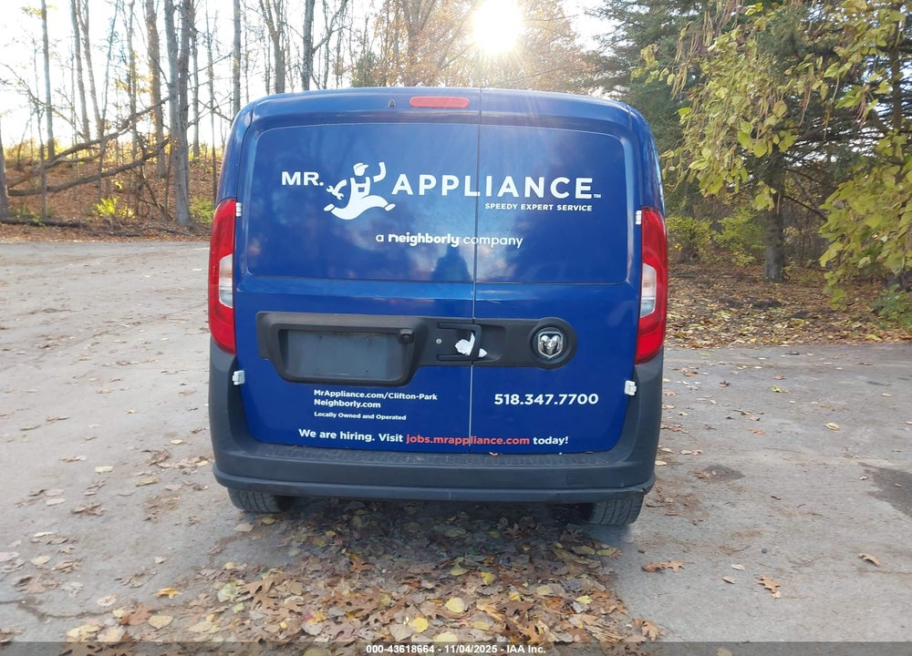 2021 RAM PROMASTER CITY TRADESMAN VIN: ZFBHRFAB5M6T57756