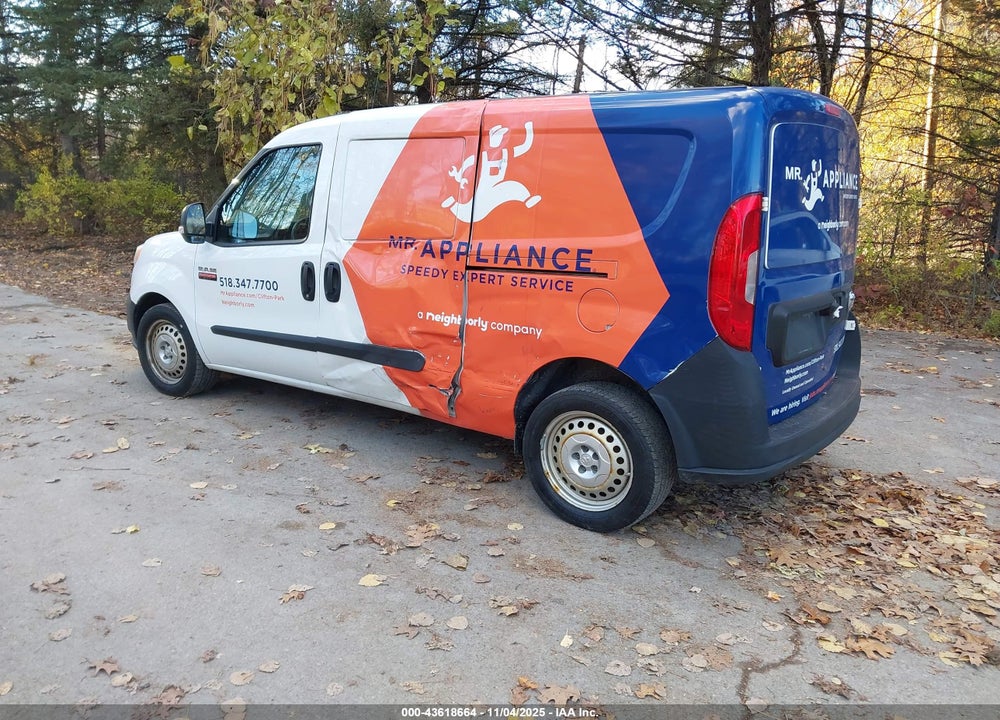 2021 RAM PROMASTER CITY TRADESMAN VIN: ZFBHRFAB5M6T57756