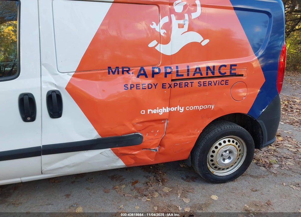 2021 RAM PROMASTER CITY TRADESMAN VIN: ZFBHRFAB5M6T57756