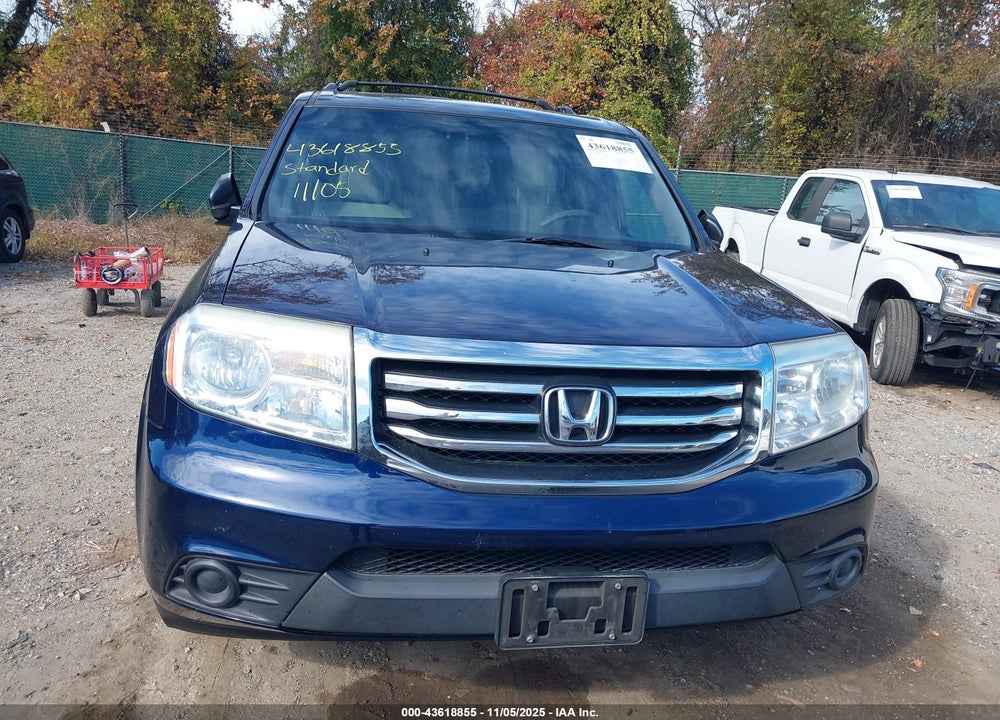 2013 HONDA PILOT LX VIN: 5FNYF4H2XDB033576