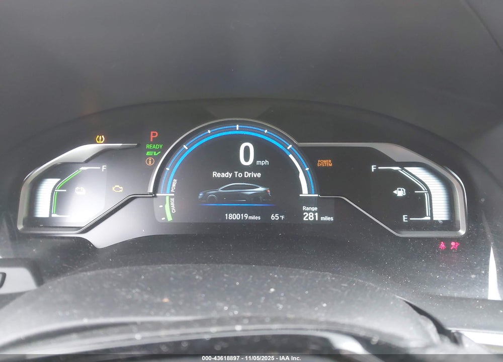 2018 HONDA CLARITY PLUG-IN HYBRID VIN: JHMZC5F14JC011416
