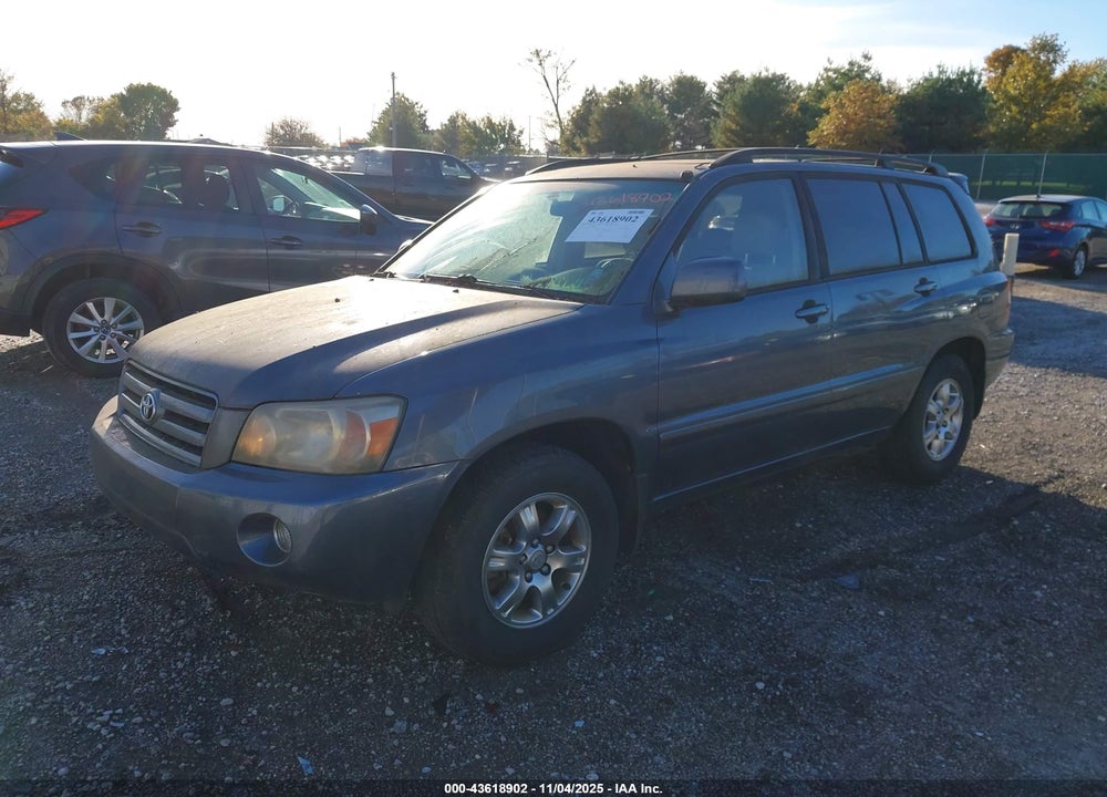2007 TOYOTA HIGHLANDER 3RD ROW VIN: JTEDP21A670137577