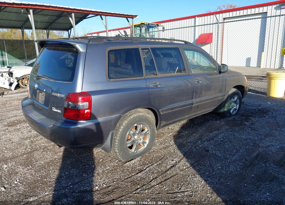 2007 TOYOTA HIGHLANDER 3RD ROW VIN: JTEDP21A670137577