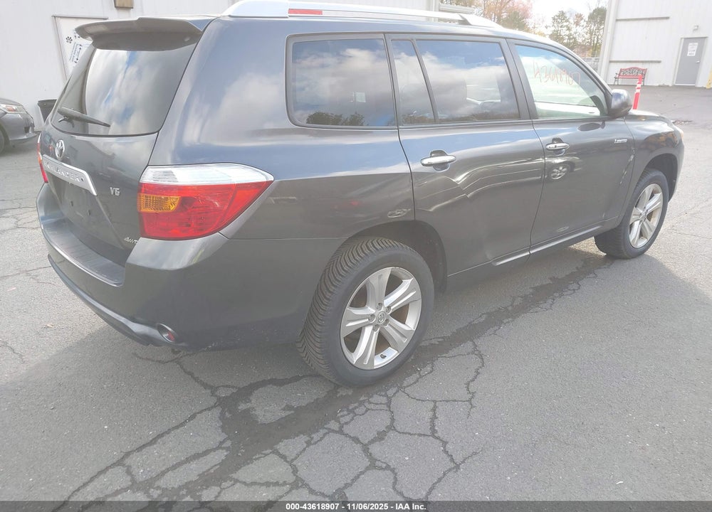 2008 TOYOTA HIGHLANDER LIMITED VIN: JTEES42A782107538