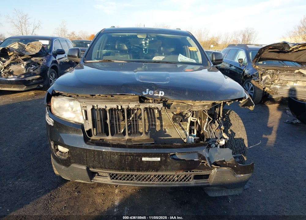 2012 JEEP GRAND CHEROKEE LAREDO VIN: 1C4RJFAG3CC221565
