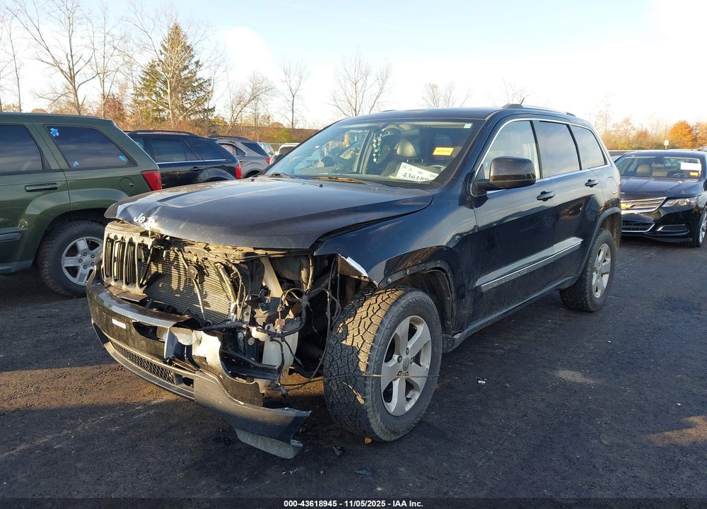 2012 JEEP GRAND CHEROKEE LAREDO VIN: 1C4RJFAG3CC221565