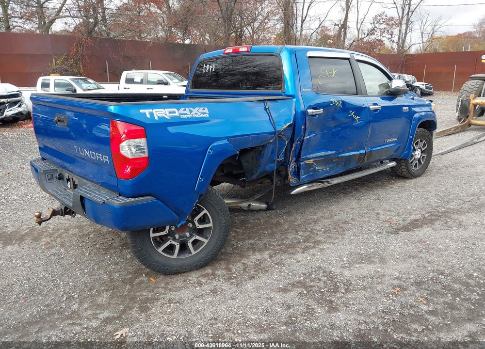 2016 TOYOTA TUNDRA LIMITED 5.7L V8 VIN: 5TFHY5F15GX494723