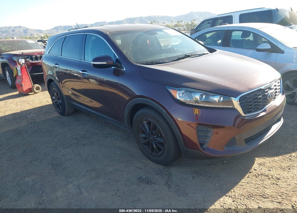 2019 KIA SORENTO 3.3L LX VIN: 5XYPG4A50KG458386